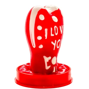 CONDOMERIE - PRESERVATIVI NOVITÃ DIPINTI A MANO CUORE - MODELLO I LOVE YOU 1